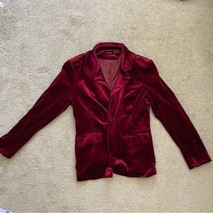 boohoo PREMIUM VELVET SUIT BLAZER